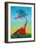 Moon Slide-Cindy Thornton-Framed Art Print