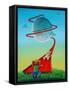 Moon Slide-Cindy Thornton-Framed Stretched Canvas