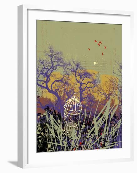 Moon Song II-Ken Hurd-Framed Giclee Print