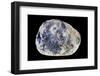 Moon Stone Isolated on Black-vilax-Framed Photographic Print