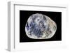 Moon Stone Isolated on Black-vilax-Framed Photographic Print