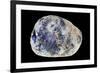 Moon Stone Isolated on Black-vilax-Framed Photographic Print