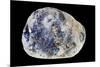 Moon Stone Isolated on Black-vilax-Mounted Photographic Print