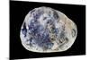 Moon Stone Isolated on Black-vilax-Mounted Photographic Print