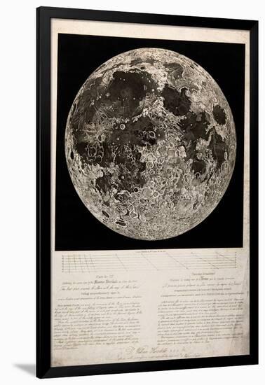 Moon Surface by John Russell, for Herschel, 1806-Science Source-Framed Giclee Print