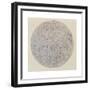 Moon surface with Craters-null-Framed Premium Giclee Print