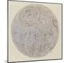 Moon surface with Craters-null-Mounted Premium Giclee Print