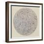 Moon surface with Craters-null-Framed Art Print