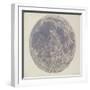 Moon surface with Craters-null-Framed Art Print