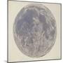 Moon surface with Craters-null-Mounted Art Print