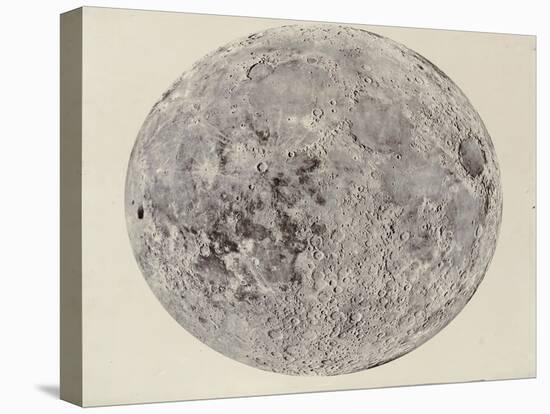 Moon surface with Craters-null-Stretched Canvas