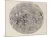 Moon surface with Craters-null-Mounted Art Print