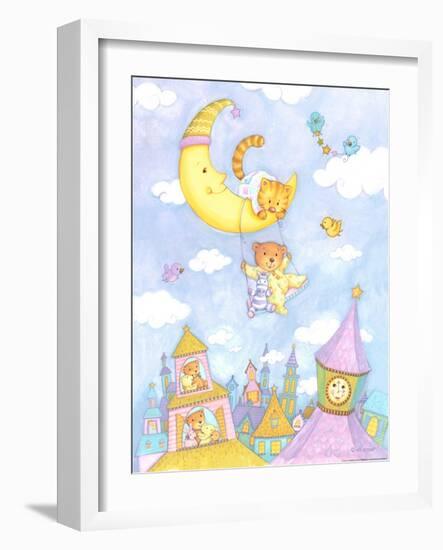 Moon Swing-Viv Eisner-Framed Art Print