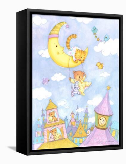 Moon Swing-Viv Eisner-Framed Stretched Canvas