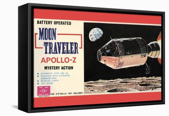 Moon Traveler Apollo-Z-null-Framed Stretched Canvas