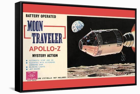 Moon Traveler Apollo-Z-null-Framed Stretched Canvas