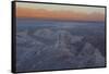 Moon Valley in the Atacama Desert as the Sun Is Setting-Mallorie Ostrowitz-Framed Stretched Canvas