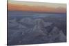 Moon Valley in the Atacama Desert as the Sun Is Setting-Mallorie Ostrowitz-Stretched Canvas