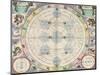 Moon with Epicycles, Harmonia Macrocosmica, 1660-Science Source-Mounted Giclee Print