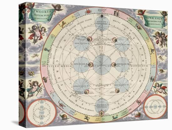 Moon with Epicycles, Harmonia Macrocosmica, 1660-Science Source-Stretched Canvas
