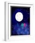 Moon-flurno-Framed Art Print