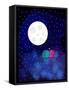 Moon-flurno-Framed Stretched Canvas