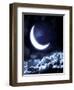 Moon-frenta-Framed Art Print