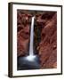 Mooney Falls in Parched Desert of Havasupai Reservation, Havasu Canyon, Arizona, USA-Jerry Ginsberg-Framed Premium Photographic Print