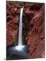 Mooney Falls in Parched Desert of Havasupai Reservation, Havasu Canyon, Arizona, USA-Jerry Ginsberg-Mounted Premium Photographic Print