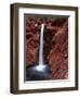 Mooney Falls in Parched Desert of Havasupai Reservation, Havasu Canyon, Arizona, USA-Jerry Ginsberg-Framed Photographic Print