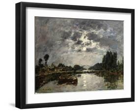 Moonlight, 1891-Eugène Boudin-Framed Giclee Print