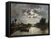 Moonlight, 1891-Eugène Boudin-Framed Stretched Canvas