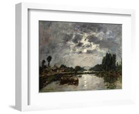 Moonlight, 1891-Eugène Boudin-Framed Giclee Print