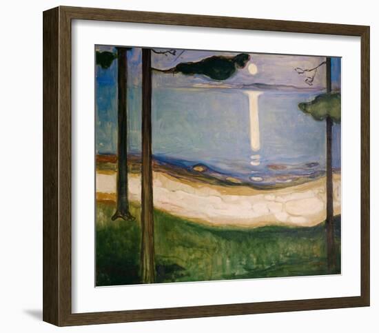 Moonlight, 1895-Edvard Munch-Framed Giclee Print