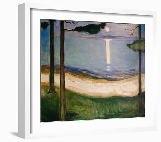 Moonlight, 1895-Edvard Munch-Framed Giclee Print