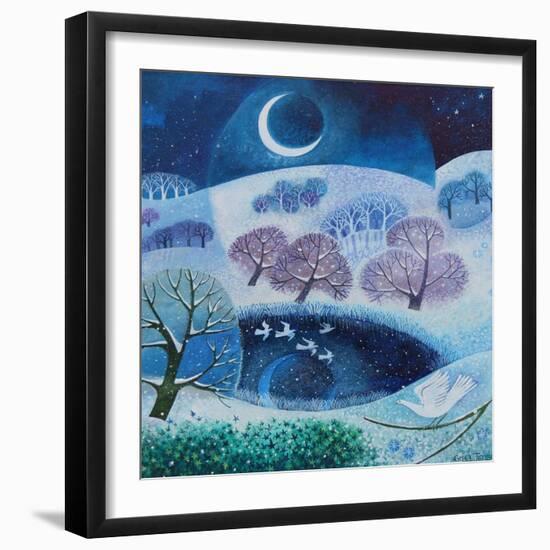 Moonlight, 2020 (acrylics on canvas)-Lisa Graa Jensen-Framed Giclee Print