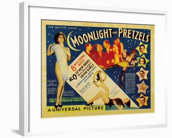 Moonlight and Pretzels, 1933-null-Framed Art Print