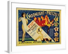 Moonlight and Pretzels, 1933-null-Framed Art Print