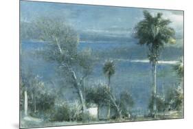 Moonlight at Port Antonio, Jamaica-Albert Goodwin-Mounted Giclee Print