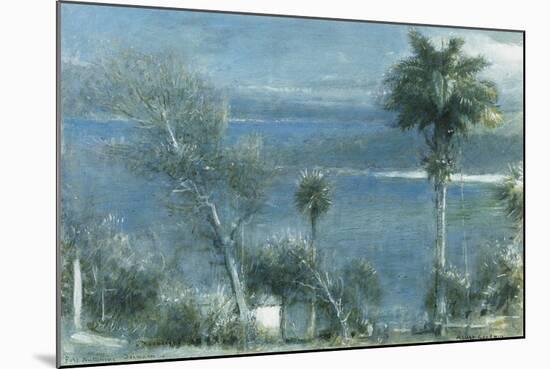 Moonlight at Port Antonio, Jamaica-Albert Goodwin-Mounted Giclee Print