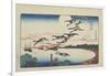 Moonlight at Takanawa, C. 1831-Utagawa Hiroshige-Framed Giclee Print