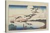 Moonlight at Takanawa, C. 1831-Utagawa Hiroshige-Stretched Canvas