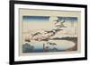 Moonlight at Takanawa, C. 1831-Utagawa Hiroshige-Framed Giclee Print