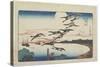 Moonlight at Takanawa, C. 1831-Utagawa Hiroshige-Stretched Canvas