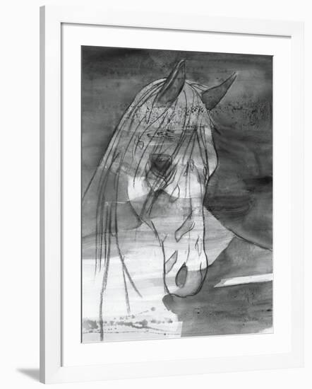 Moonlight BW-Albena Hristova-Framed Art Print