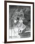 Moonlight BW-Albena Hristova-Framed Art Print