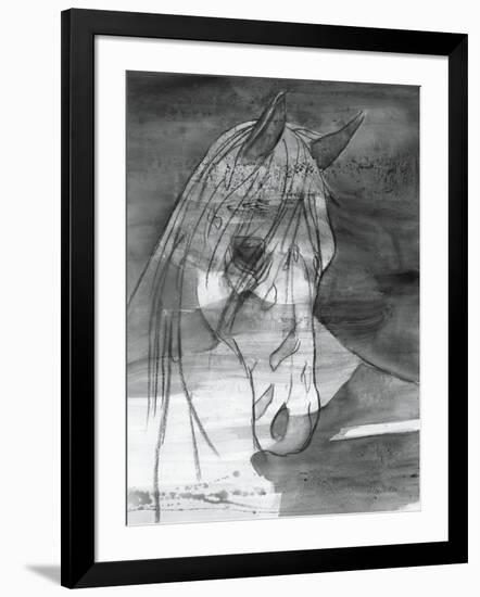 Moonlight BW-Albena Hristova-Framed Art Print