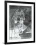 Moonlight BW-Albena Hristova-Framed Art Print