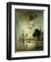 Moonlight; Clair de Lune-Johan Barthold Jongkind-Framed Premium Giclee Print