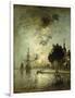 Moonlight; Clair de Lune-Johan Barthold Jongkind-Framed Giclee Print